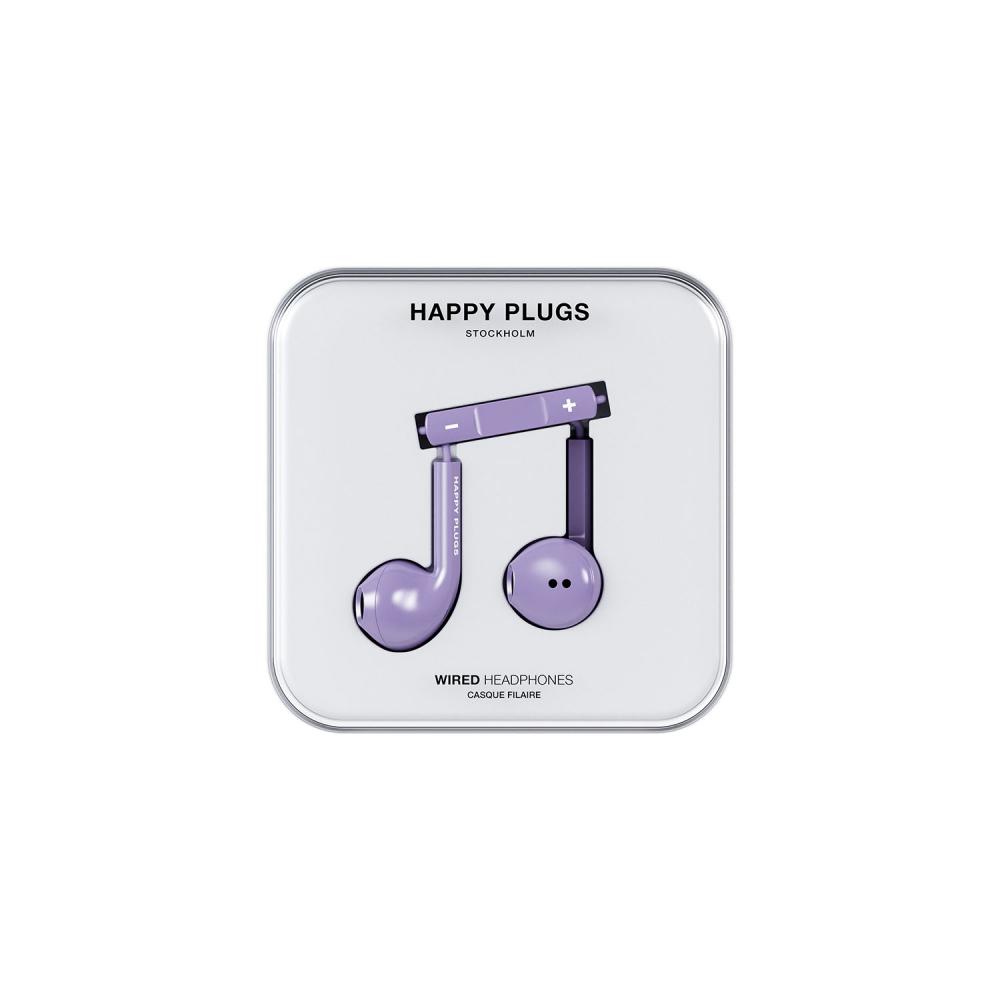 Happy Plugs Happy Plugs Hörlurar In-Ear USB-C Trådbundna Lila