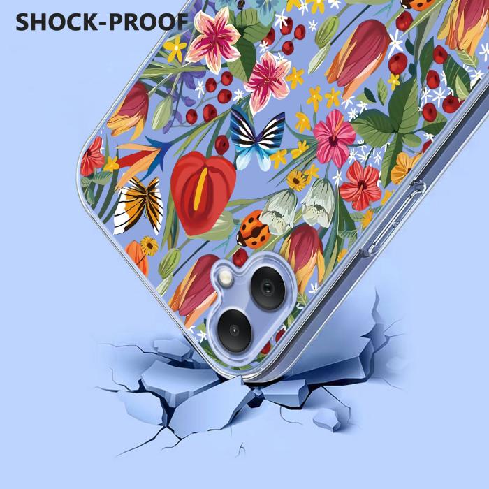 Bild 3,  Samsung Galaxy A07 4G Skal Med Tryck Blommor