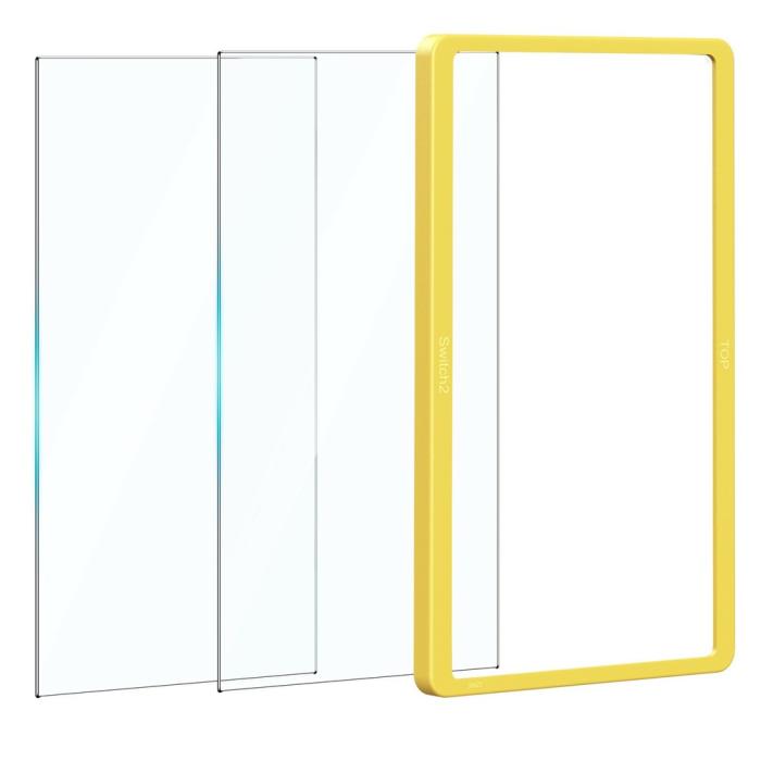 Bild 2,  Nintendo Switch 2 2-PACK Skärmskydd Härdat Glas