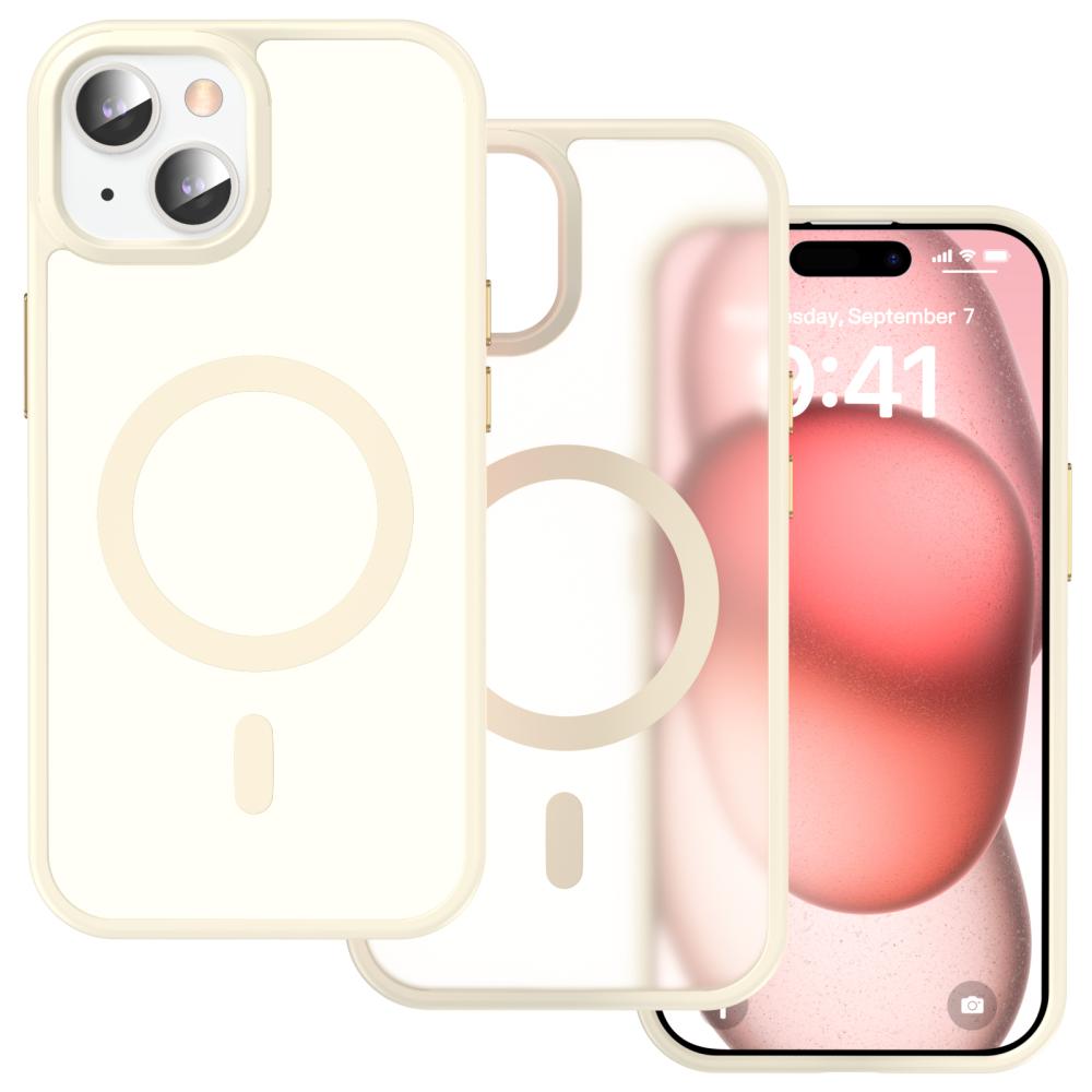 ColorPop ColorPop iPhone 15 Skal CH MagSafe Matt Off White