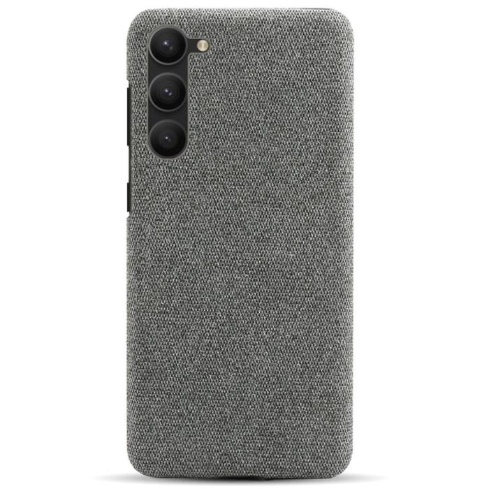 Bild 3,  Samsung Galaxy S24 Plus Slim Tygbelagt Skal Grå