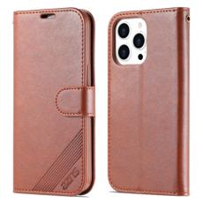 AZNS AZNS iPhone 14 Pro Fodral L&auml;der Brun