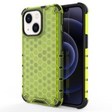  iPhone 14 Skal Shockproof Honeycomb Hybrid Gr&ouml;n