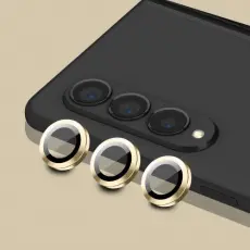 ENKAY ENKAY Galaxy Z Fold 4 Linsskydd H&auml;rdat Glas Guld