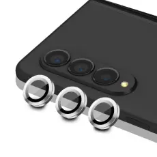 ENKAY ENKAY Galaxy Z Fold 4 Linsskydd H&auml;rdat Glas Silver