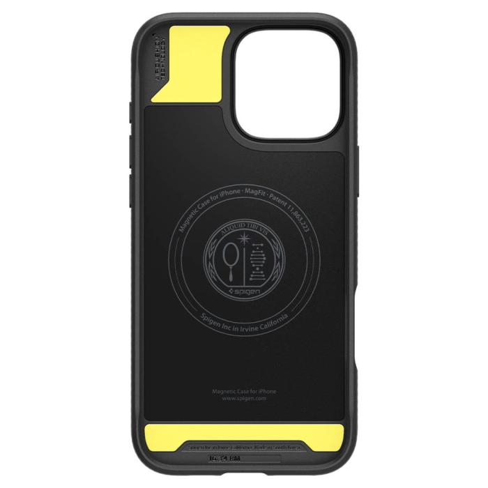 Bild 3, Spigen Spigen iPhone 16 Pro Skal MagSafe Rugged Armor Matt Svart