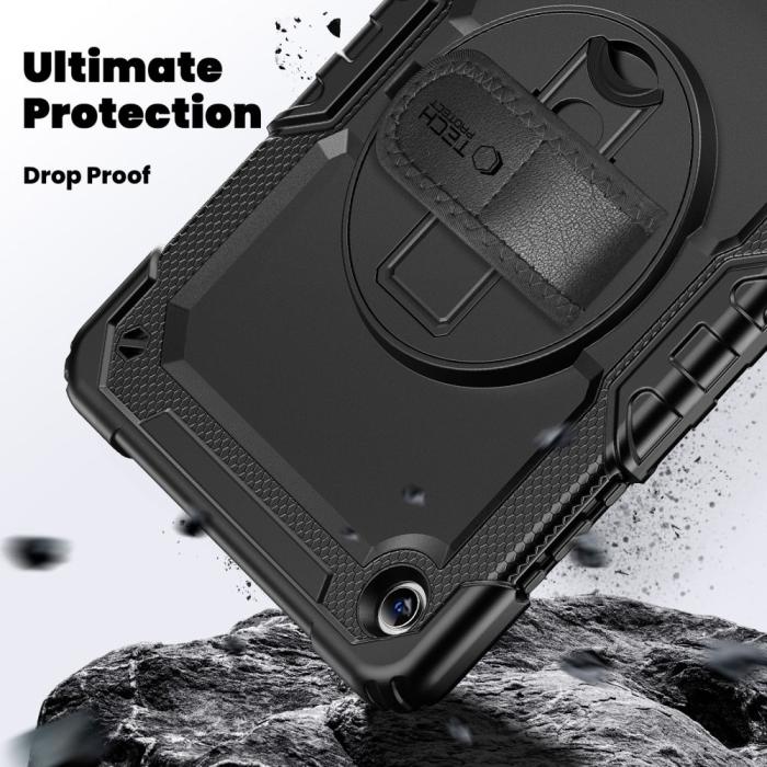 Bild 5, Tech-Protect Tech-Protect Galaxy Tab A11 Plus / A9 Plus Skal 360 Solid Svart