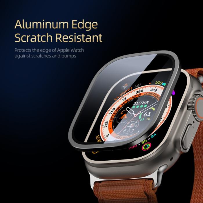 Bild 3, DUX DUCIS DUX DUCIS Apple Watch Ultra 49 mm Skärmskydd Aluminium Ram Svart