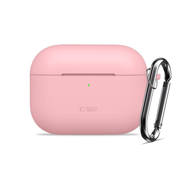Bild 2, Tech-Protect Tech-Protect AirPods Pro 3 Skal Silikon Hook Dusty Pink