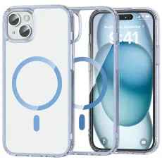 ColorPop ColorPop iPhone 15 Skal CH MagSafe Transparent/Ljus Bl&aring;