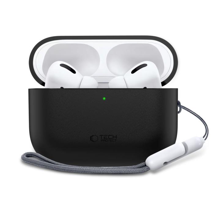 Bild 2, Tech-Protect Tech-Protect AirPods Pro 3 Skal Silicone Svart