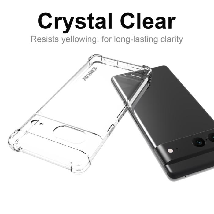 Bild 5, ENKAY ENKAY Google Pixel 7 Skal Shockproof TPU Transparent