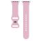 ColorPop Silikon Armband Butterfly Apple Watch 42/44/45/46/49 mm (M/L) Lavender