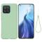  Samsung Galaxy A03 Skal Liquid Silikon Med Strap Grön