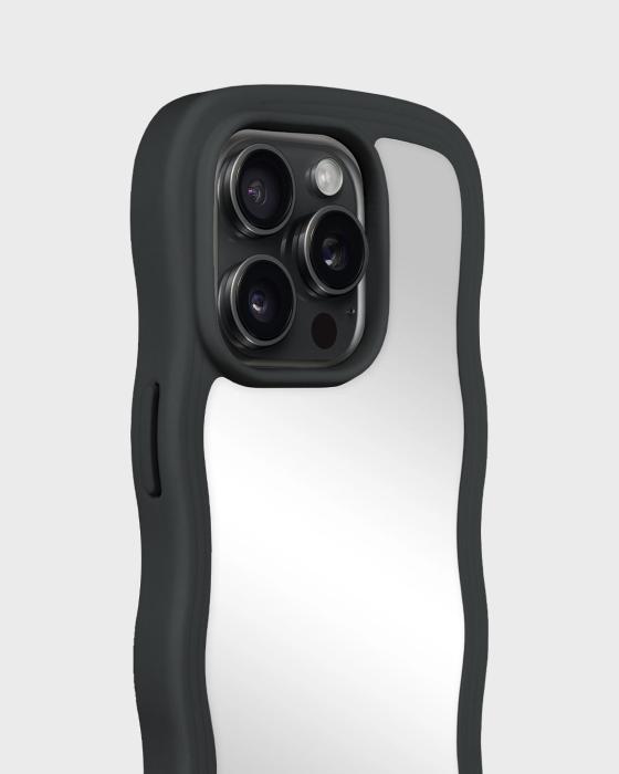Bild 3, holdit holdit iPhone 15 Pro Max Skal Wavy Black Mirror