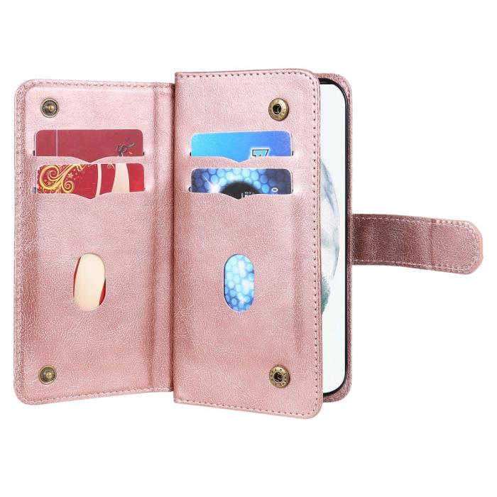 Bild 4,  Samsung Galaxy S22 Ultra Fodral 10-korts Flerfack Roséguld