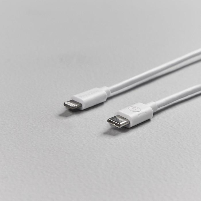 Bild 7, Smartline Smartline 1m USB-C - Lightning MFi Laddningskabel Vit