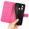  Xiaomi Redmi 12C 4G Fodral Litchi Läder Rosa