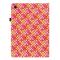  Samsung Galaxy Tab A7 10.4 Fodral Vävd Textur Rosa/Gul