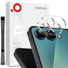 NORTHJO NORTHJO Samsung Galaxy Z Flip 8 2-PACK Linsskydd H&auml;rdat Glas