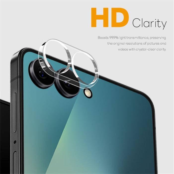 Bild 2, NORTHJO NORTHJO Samsung Galaxy Z Flip 8 2-PACK Linsskydd Härdat Glas