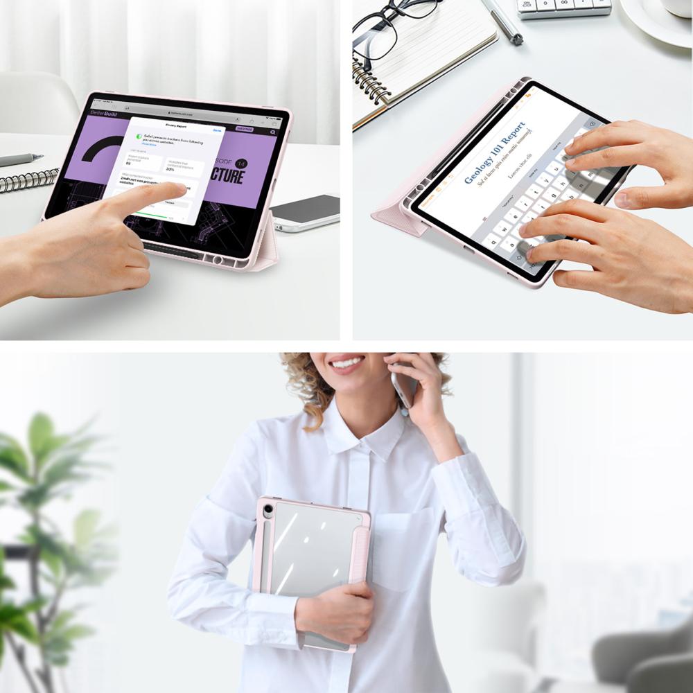 DUX DUCIS DUX DUCIS Galaxy Tab S9 Fodral TOBY Tri-Fold Rosa