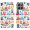  Motorola Moto G15 / G15 Power Fodral Med Tryck Ugglor