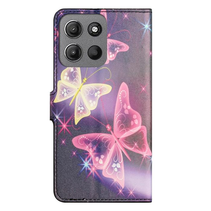 Bild 5,  Motorola Moto G15 / G15 Power Fodral Med Tryck Fjärilar