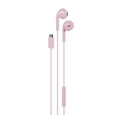Happy Plugs Happy Plugs H&ouml;rlurar In-Ear USB-C Tr&aring;dbundna Rosa