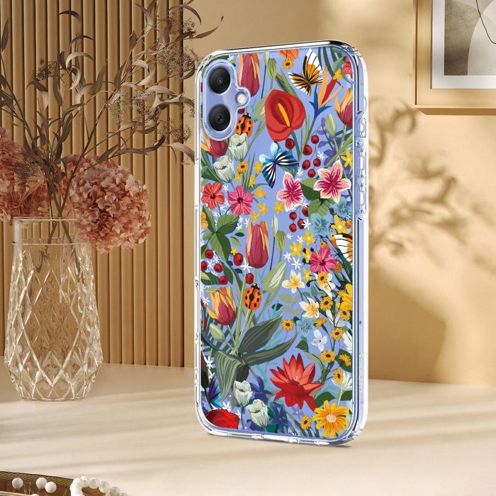Bild 5,  Samsung Galaxy A07 4G Skal Med Tryck Blommor