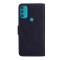  Motorola Moto G71 Fodral Skin Touch Läder Svart