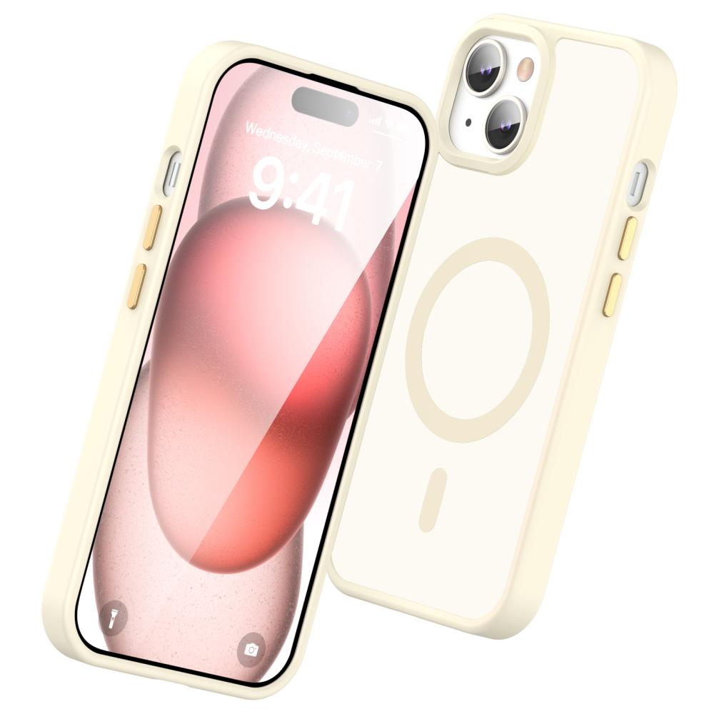ColorPop ColorPop iPhone 15 Skal CH MagSafe Matt Off White