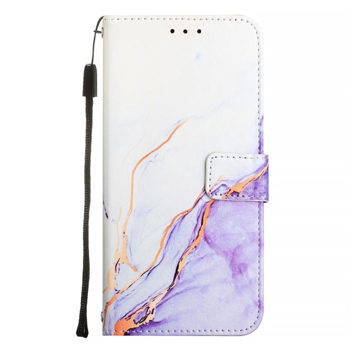 Bild 3,  Google Pixel 10/10 Pro / 9/9 Pro Fodral Marmor Vit / Lila