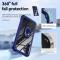  Samsung Galaxy A16 Skal Shockproof Ring Hybrid Blå