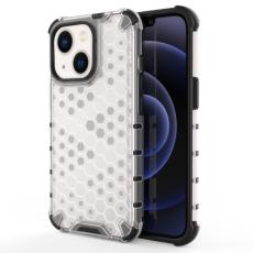  iPhone 14 Skal Shockproof Honeycomb Hybrid Vit