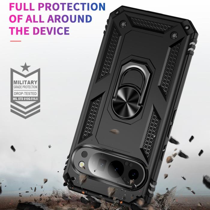 Bild 5,  Google Pixel 9/9 Pro Skal Hybrid Armor Skal Svart