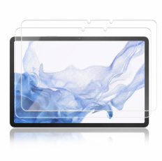  2-Pack Samsung Galaxy Tab S10 FE/S9 FE/S9/S8/S7 Sk&auml;rmskydd i h&auml;rdat glas