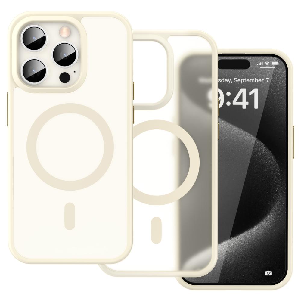 ColorPop ColorPop iPhone 15 Pro Skal CH MagSafe Matt Off White
