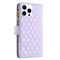BINFEN BINFEN iPhone 15 Pro Fodral Diamond Multifunktionell Lila