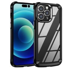  iPhone 15 Pro Skal Shockproof Hybrid Armor Svart