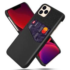 KSQ iPhone 12 / 12 Pro - KSQ Skal Med Kortfack - Svart