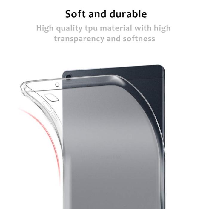 Bild 4,  Samsung Galaxy Tab A 8.0 - Matt Transparent TPU Skal