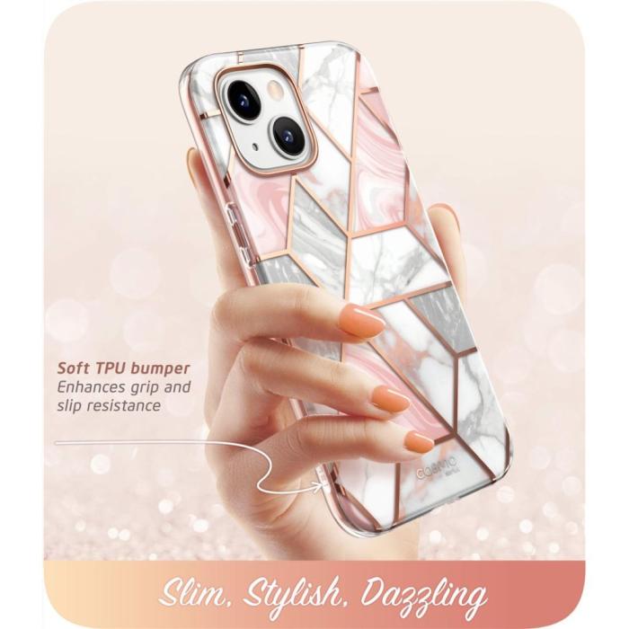 Bild 3, Supcase Supcase iPhone 15 Plus / 14 Plus Skal Cosmo Marble
