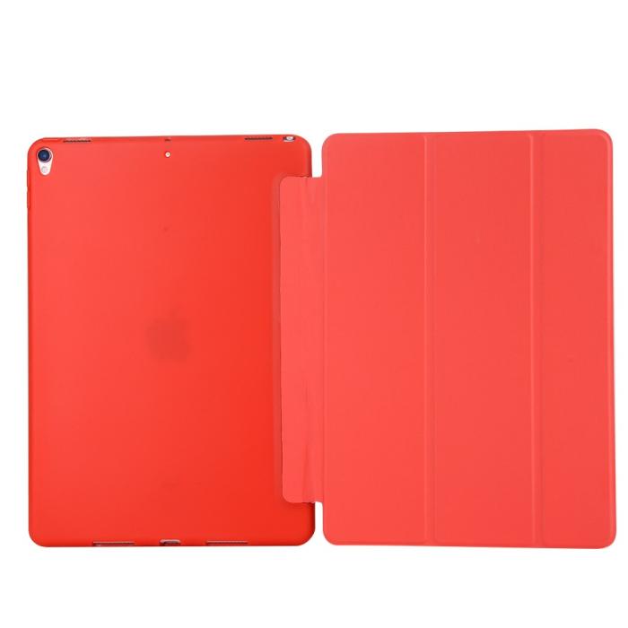 Bild 4,  iPad Air 10.5 (2019) / Pro 10.5 (2017) - Tri-Fold Fodral - Röd