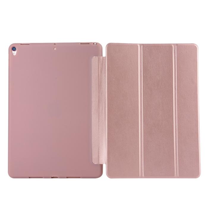 Bild 4,  iPad Air 10.5 (2019) / Pro 10.5 (2017) - Tri-Fold Fodral - Roséguld