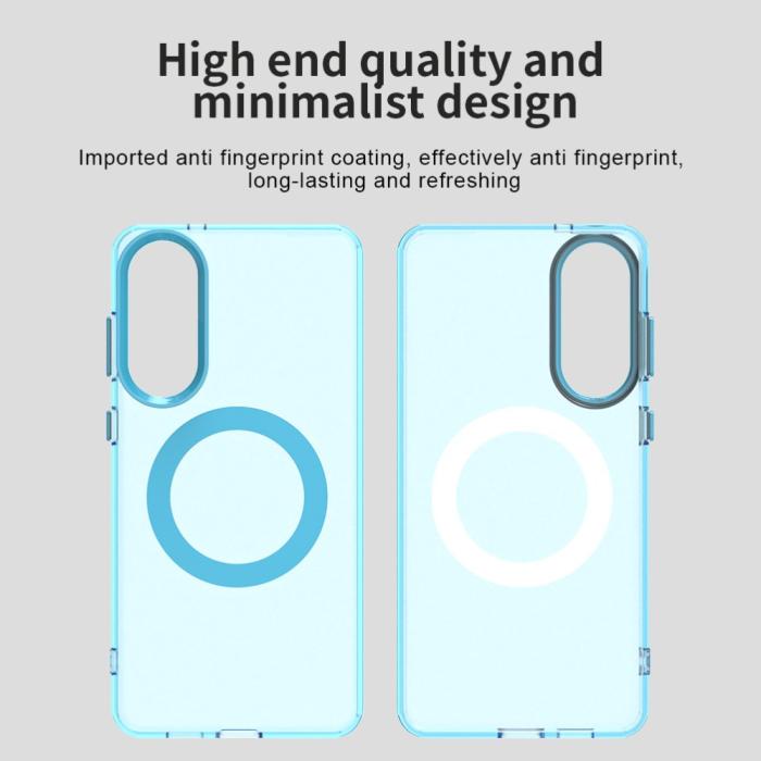 Bild 3,  Samsung Galaxy S25 Edge Skal MagSafe Slim Matt Blå