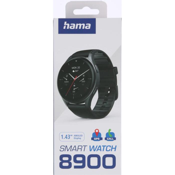 Bild 6, HAMA Hama Smartklocka 8900 Svart