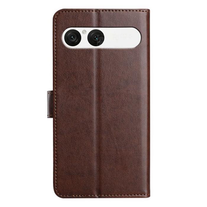 Bild 2,  Sony Xperia 10 VII Fodral Multifunktionellt Läder Brun