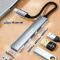 ESSAGER ESSAGER USB-A Hub 4x USB-A 2.0 Portar Aluminium Silver