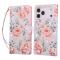  iPhone 17 Pro Fodral RFID Läder Rosa Blommor